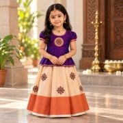 Pavadai Sets - (Violet)